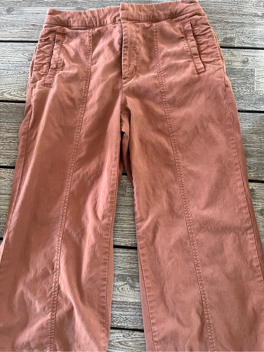 LIVERPOOL rust cotton pants, size 10/30.